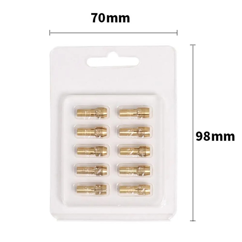 Piece Mini Drill Chuck Adapter Set for Dremel Micro Collet Brass for Power Rotary Tools