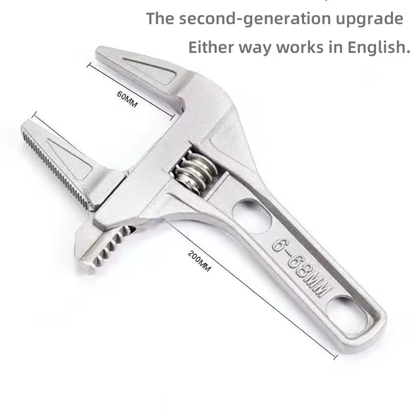 Adjustable Bathroom Wrench – Multifunctional Universal Spanner for Pipe Nut and Screw Removal