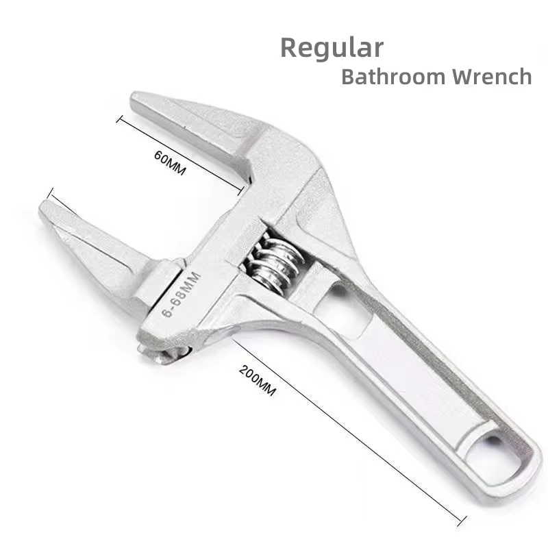 Adjustable Bathroom Wrench – Multifunctional Universal Spanner for Pipe Nut and Screw Removal