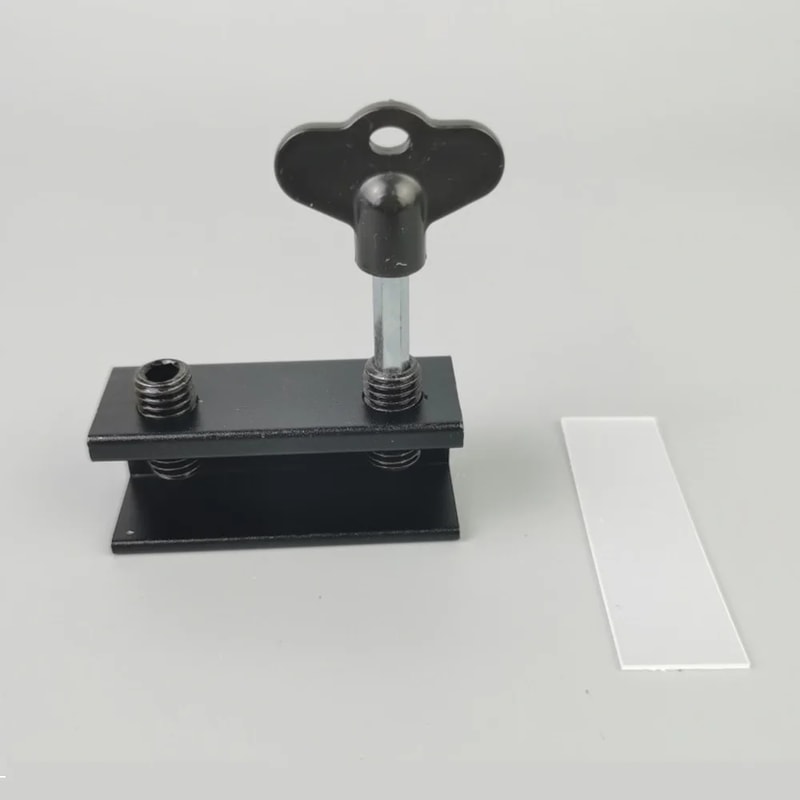 Adjustable Aluminum Window Lock for Vertical & Horizontal Windows, No-Drill Installation