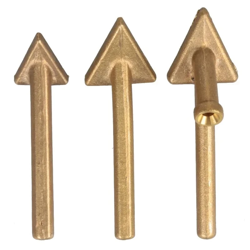 Soldering Iron Tips Set – Copper Triangular Smoothing Head Replacement Tips for 80W Plastic Welder Repair Tool