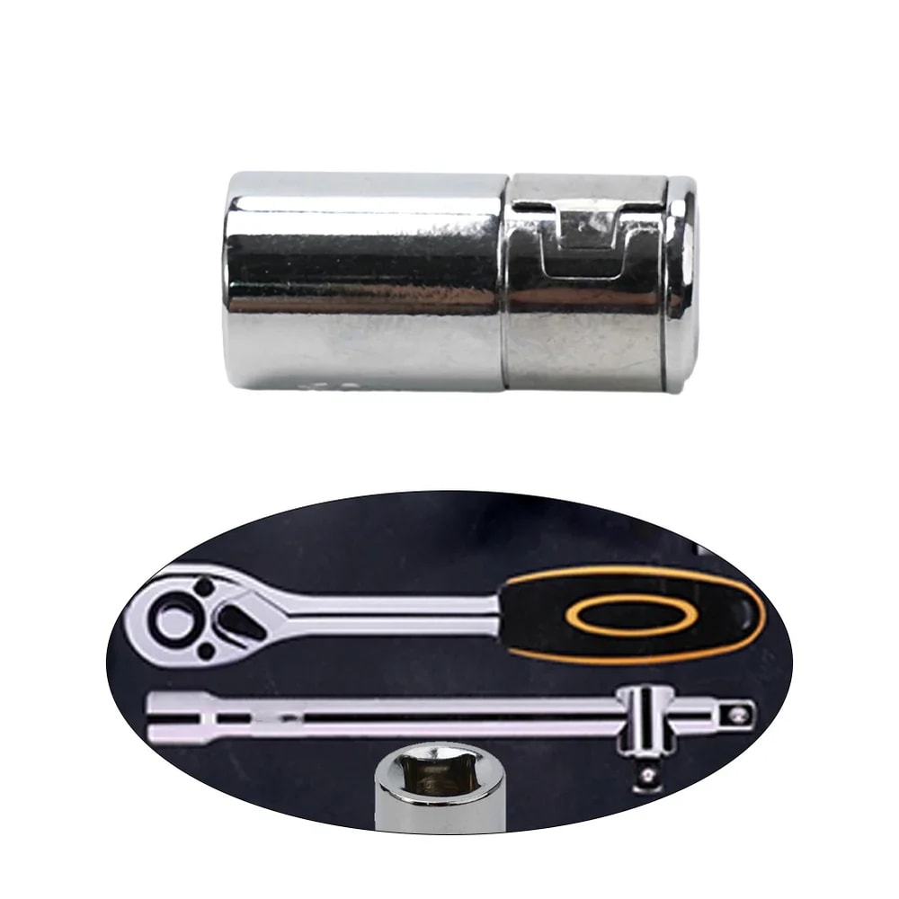 Square Drive to Hex Shank Socket Bits Converter – Quick Release Screwdriver Adapter Tool