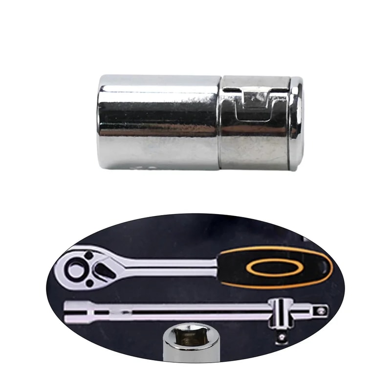 Square Drive to Hex Shank Socket Bits Converter – Quick Release Screwdriver Adapter Tool