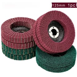 nylon fiber flap polishing wheel disc for angle grinder – ideal non-woven grinding wheel for metal & wood