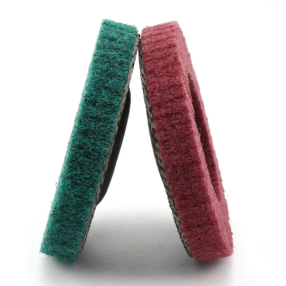 Nylon Fiber Flap Polishing Wheel Disc For Angle Grinder Ideal NonWoven Grinding Wheel For Metal W 1