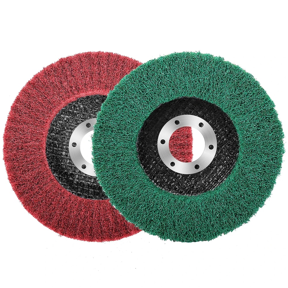 Nylon Fiber Flap Polishing Wheel Disc For Angle Grinder Ideal NonWoven Grinding Wheel For Metal W 2