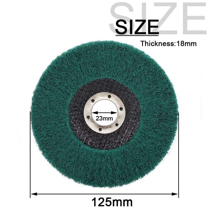 Nylon Fiber Flap Polishing Wheel Disc For Angle Grinder Ideal NonWoven Grinding Wheel For Metal W 4