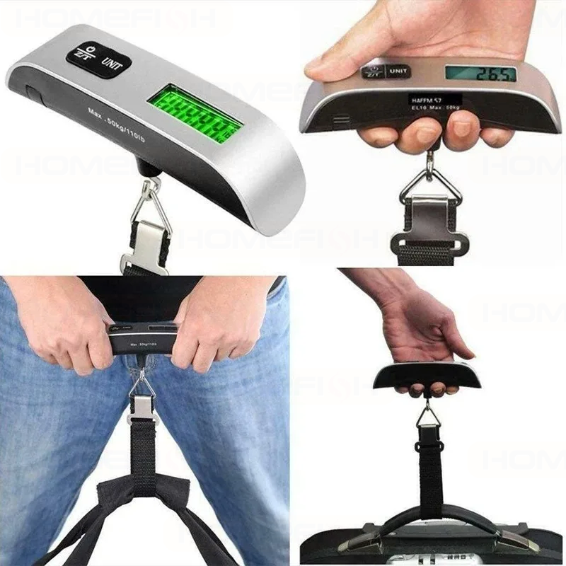Digital Luggage Scale – Accurate Hanging Travel & Baggage Weight Tool, Precision