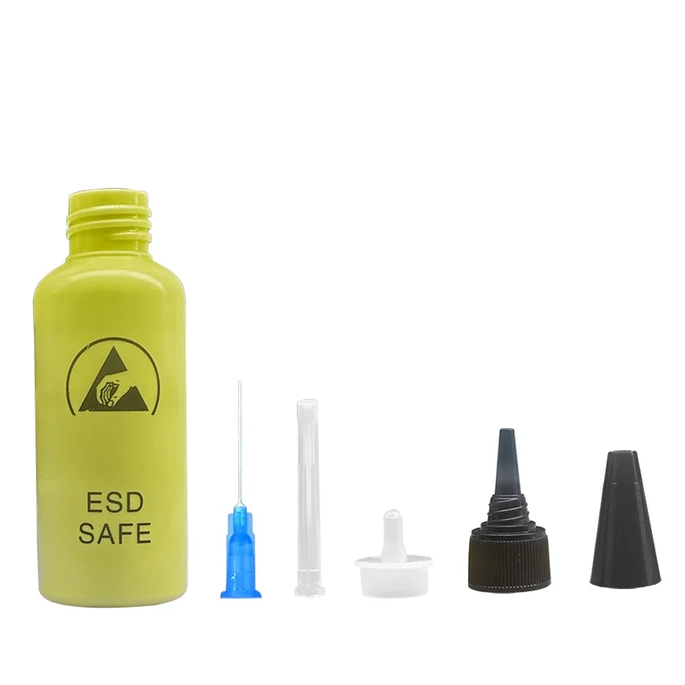 LeakProof Alcohol Dispensing Bottle With Needle For Mobile Phone Repair AntiStatic Rosin Washing P 5