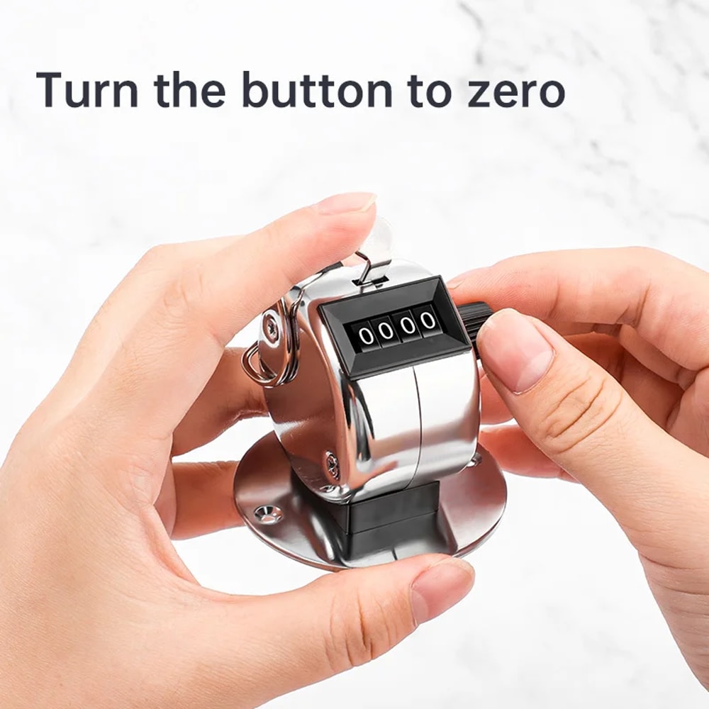 Mini Mechanical Tally Counter Digit Manual Clicker For Golf Training Counting 1