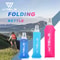 Collapsible Silicone Water Bottle for Outdoor Adventures – Portable & Space-Saving for Hiking, Runn