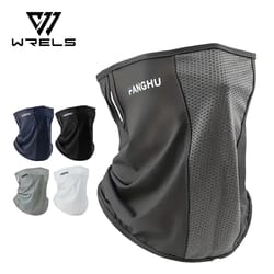 cycling masks breathable ice silk neck balaclava for hiking, outdoor, and sports – cool, windproof face scarf