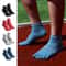 WRELS Quick-Drying Breathable CoolMax Split-Toe Sports Socks for Running, Fitness & Cycling