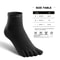 WRELS Quick-Drying Breathable CoolMax Split-Toe Sports Socks for Running, Fitness & Cycling