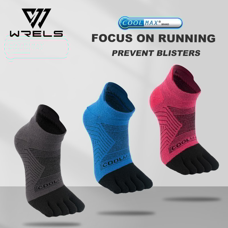 Breathable Five Finger Sports Socks for Running and Off-Road Adventures