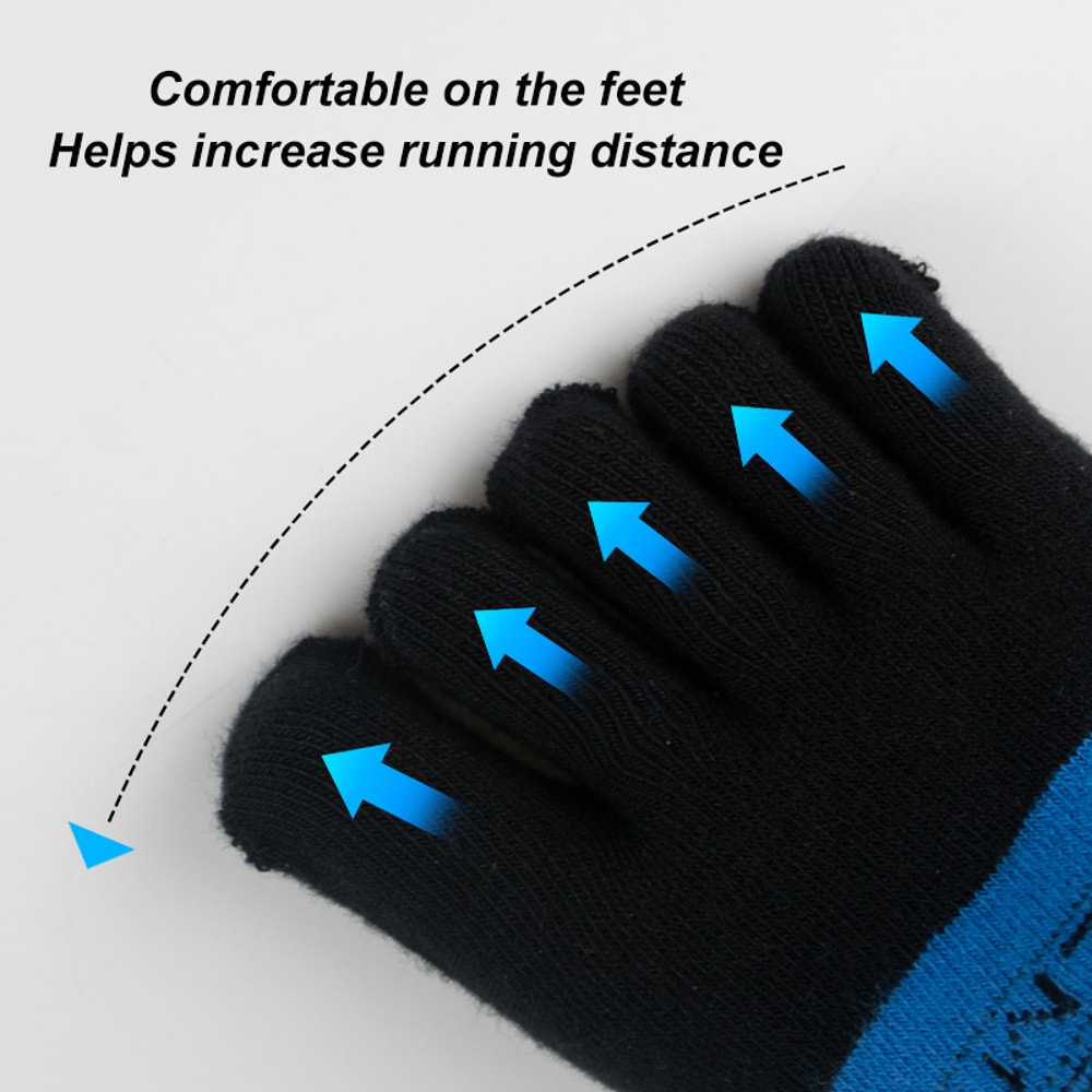 Breathable Five Finger Sports Socks for Running and Off-Road Adventures