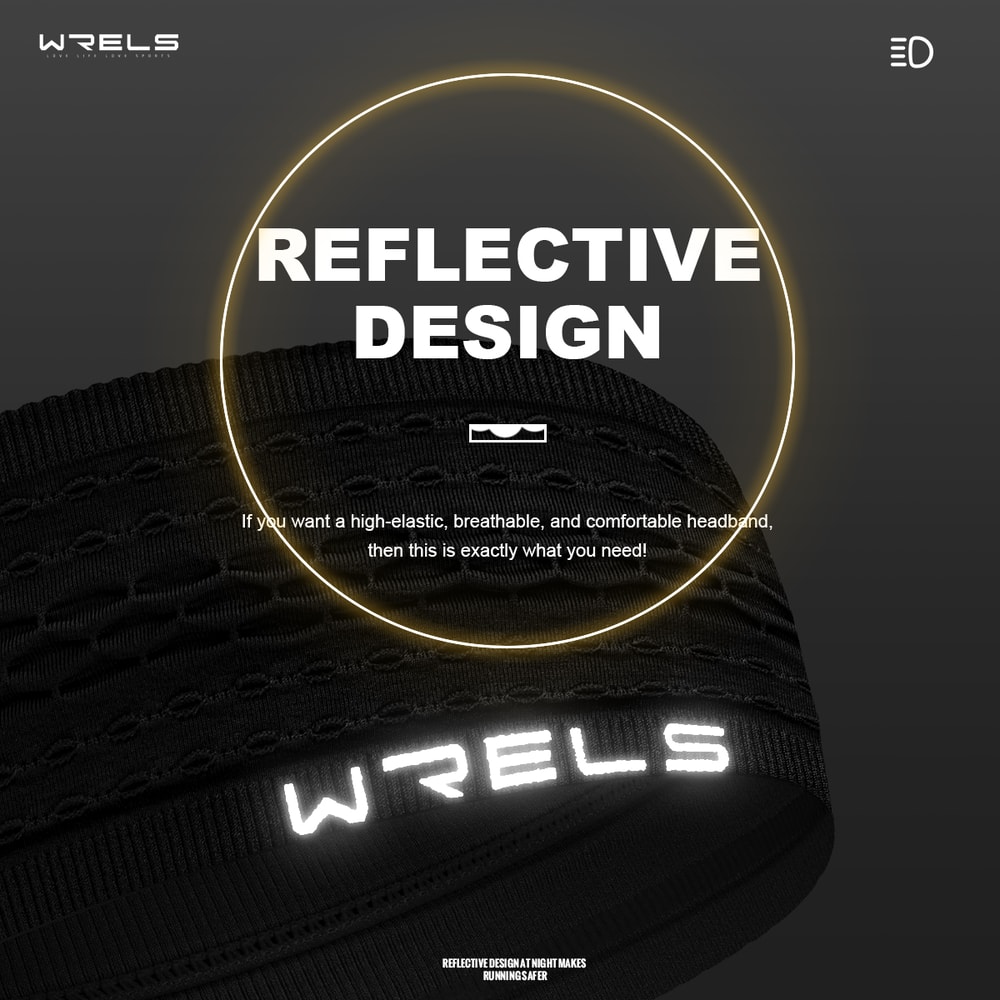 Non-Slip Moisture-Wicking Sport Headband for Men and Women - Perfect for Running, Yoga, and Fitness