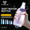 WRELS Soft Folding Outdoor Sport Water Bottle | BPA-Free TPU Flask for Running, Cycling, Camping