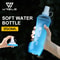 WRELS Soft Folding Outdoor Sport Water Bottle | BPA-Free TPU Flask for Running, Cycling, Camping