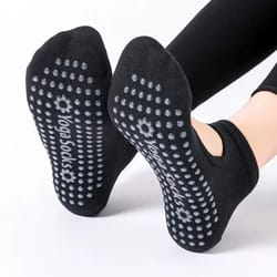 high-quality anti-slip yoga socks for women, breathable pilates & ballet socks for fitness, gym, and dance