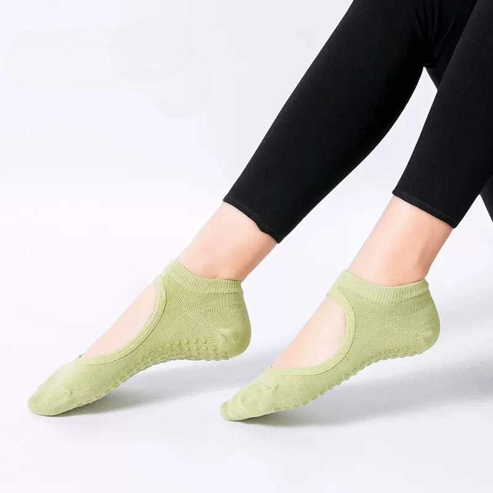 High-Quality Anti-Slip Yoga Socks for Women, Breathable Pilates & Ballet Socks for Fitness, Gym, and Dance