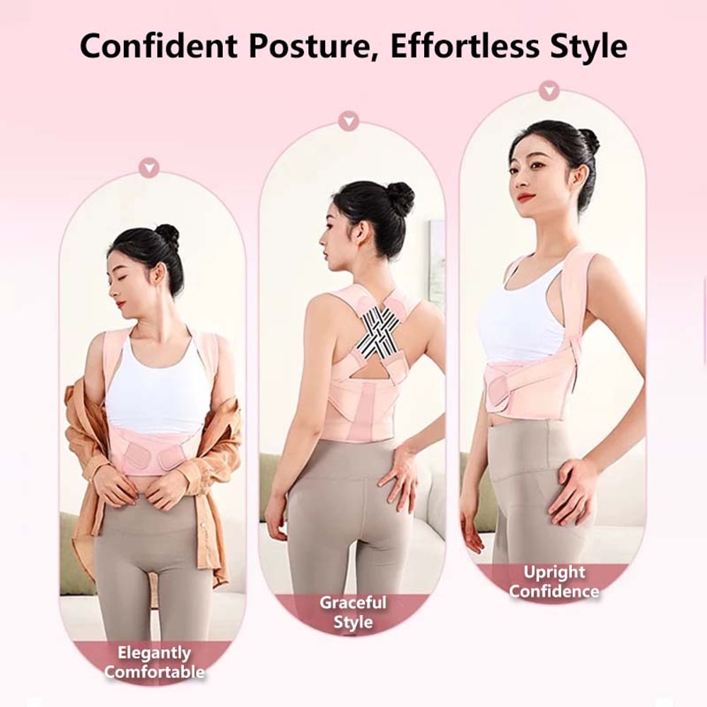 Adjustable Posture Corrector Back Support Belt Improve Spine Alignment Abdominal Waist Correction 3