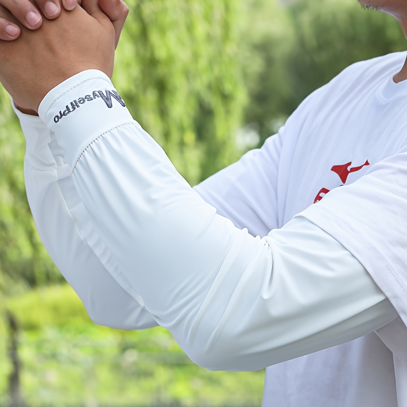 Cooling Arm Sleeves for Men – Breathable, Sun Protection, Ice Silk Sleeves for Summer Sports, Cycling, and Driving