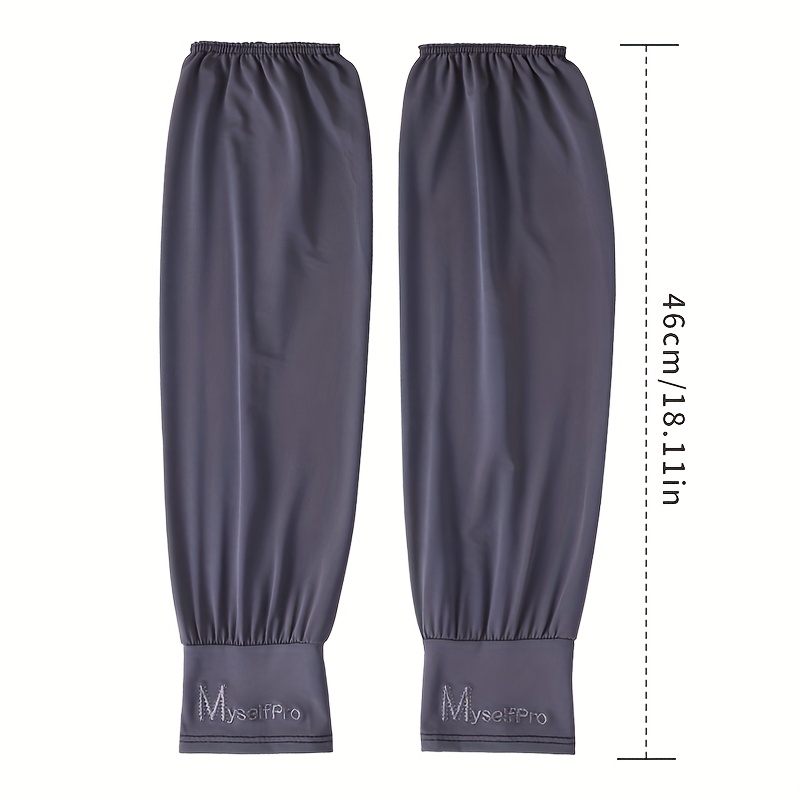 Cooling Arm Sleeves for Men – Breathable, Sun Protection, Ice Silk Sleeves for Summer Sports, Cycling, and Driving