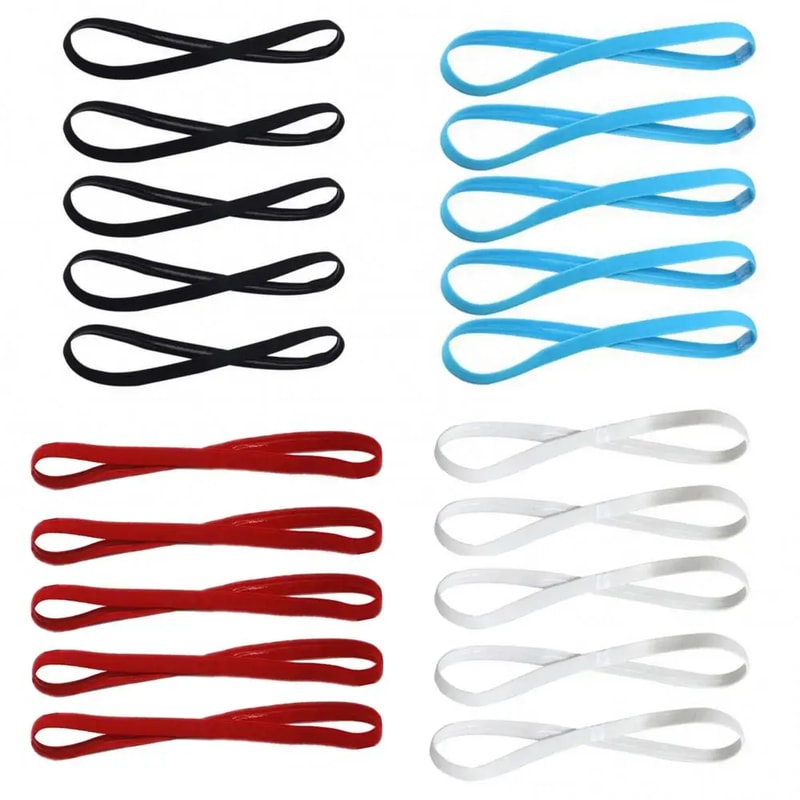 AntiSlip Yoga Headbands For Women Men Elastic Sports Sweatbands For Running Football 3