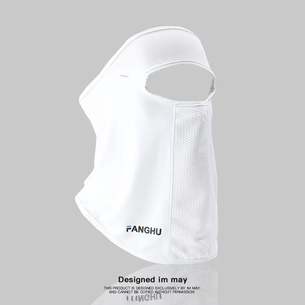 AntiUV Ice Silk Sunscreen Mask With Eyeglass Hole For Sports Outdoor Protection 8