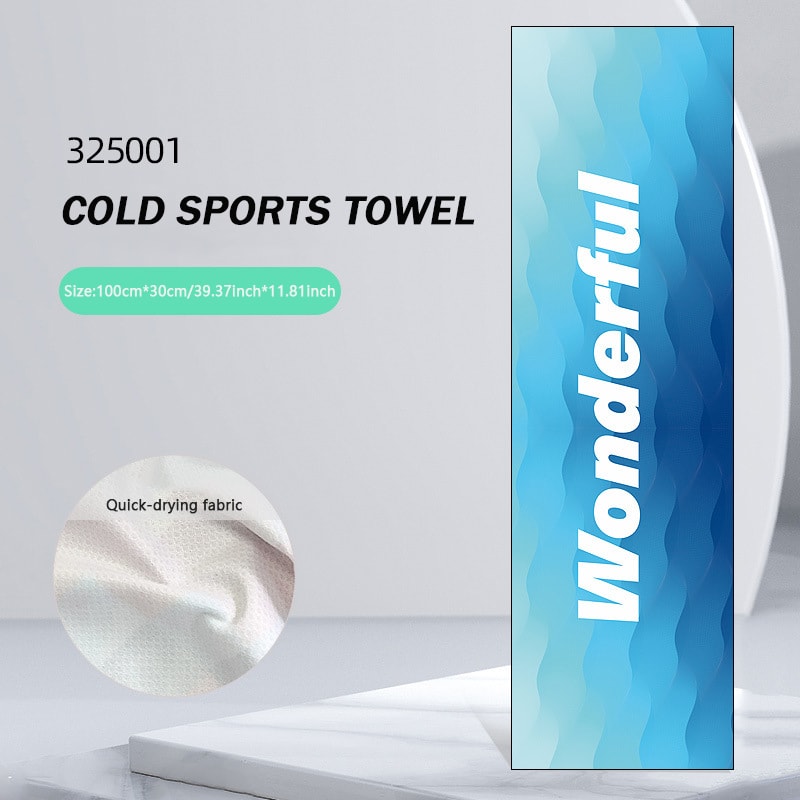 Quick-Drying Microfiber Towel for Sports, Gym & Yoga – Soft, Sweat-Absorbent, Cold-Feeling