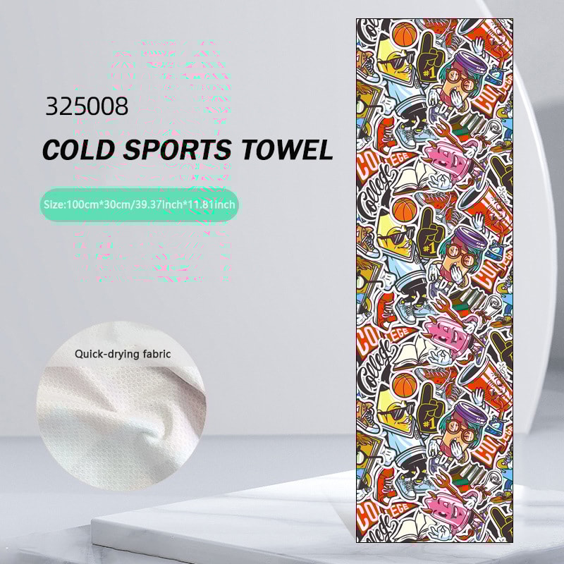 Quick-Drying Microfiber Towel for Sports, Gym & Yoga – Soft, Sweat-Absorbent, Cold-Feeling