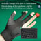 Open Finger Billiard Gloves – Breathable Polyester Snooker Pool Glove for Amateur Training – Adjustable, Smooth, Soft