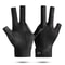 Open Finger Billiard Gloves – Breathable Polyester Snooker Pool Glove for Amateur Training – Adjustable, Smooth, Soft