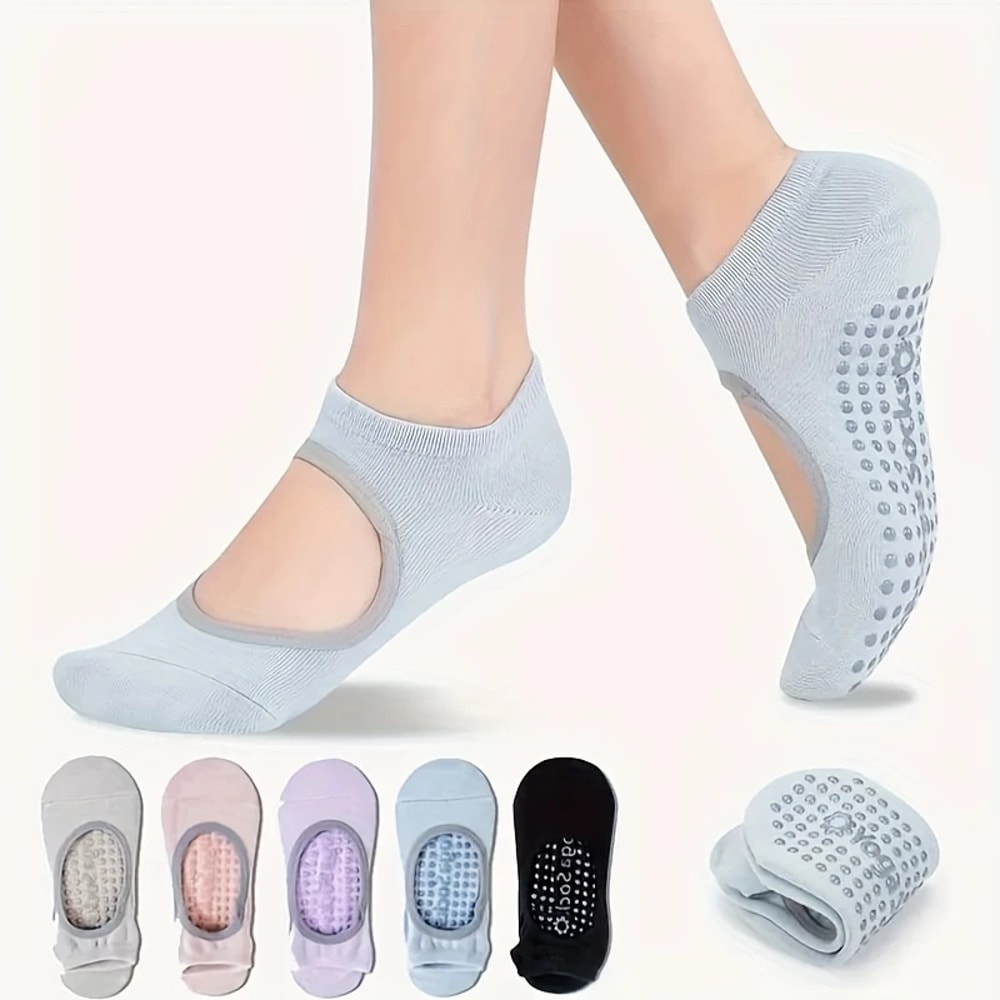 Breathable Yoga Socks for Women | Anti-Slip Fitness Socks for Pilates, Ballet & Dance