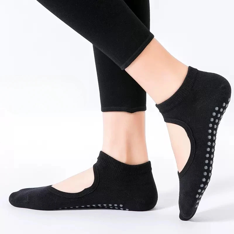 Breathable Yoga Socks for Women | Anti-Slip Fitness Socks for Pilates, Ballet & Dance