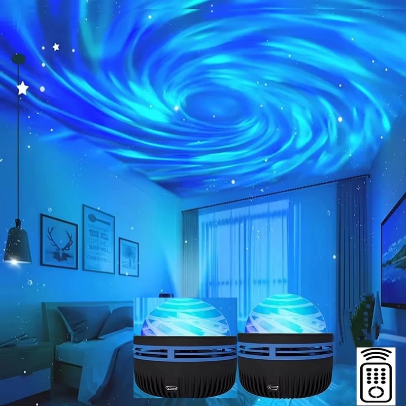 LED Galaxy Projector Light Colorful Sky Projector for Bedrooms, Kids Rooms, and Holiday Decorations