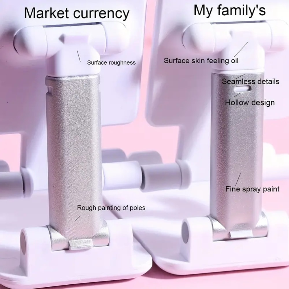 Adjustable Desk Mobile Phone Stand for iPhone, iPad, Xiaomi, and More - Universal Tablet Holder