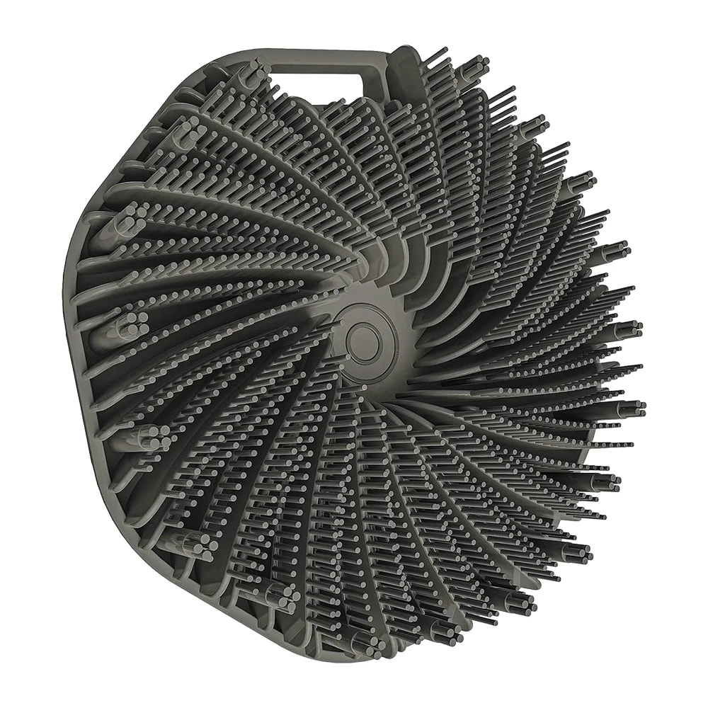 Exfoliating Silicone Body Scrubber Shower Brush With NonSlip Hand Strap For Smooth Skin 9