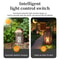 Solar Lantern Candle Light Outdoor Hanging Garden Decor Waterproof Solar Lights For Lawn Landscap 1
