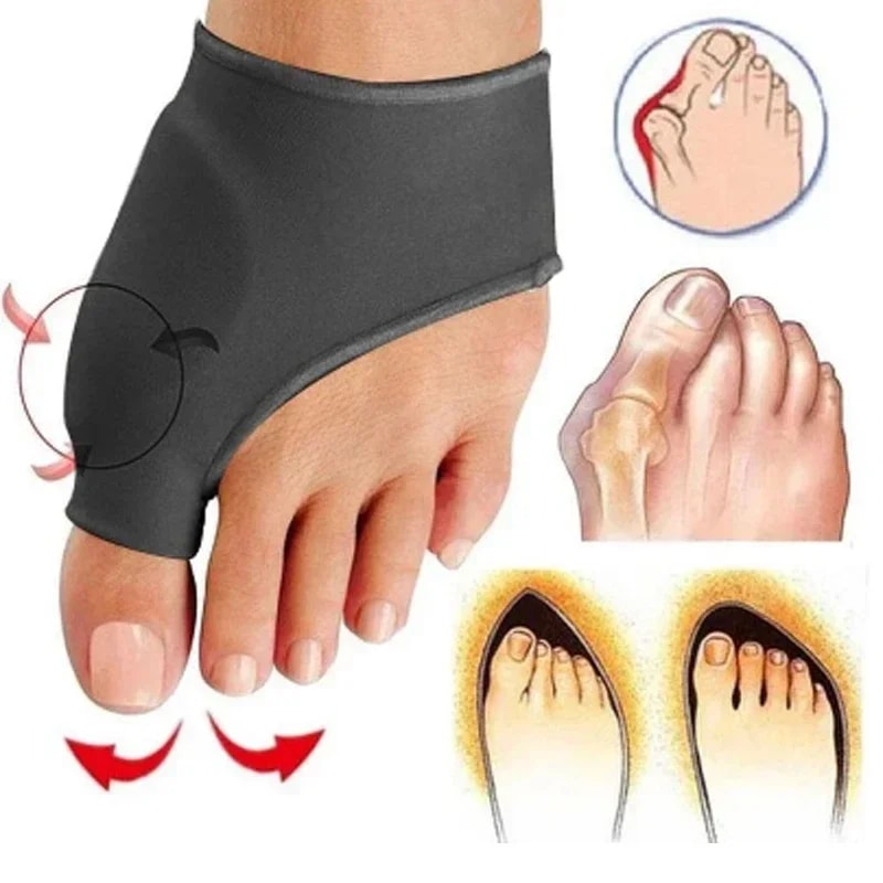 Toe Separator and Hallux Valgus Bunion Corrector - Foot Pain Relief and Hammer Toe Straightener
