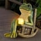 Solar Powered Frog Garden Statue – Perfect for Indoor and Outdoor Decor, Ideal Gift for Halloween and Christmas
