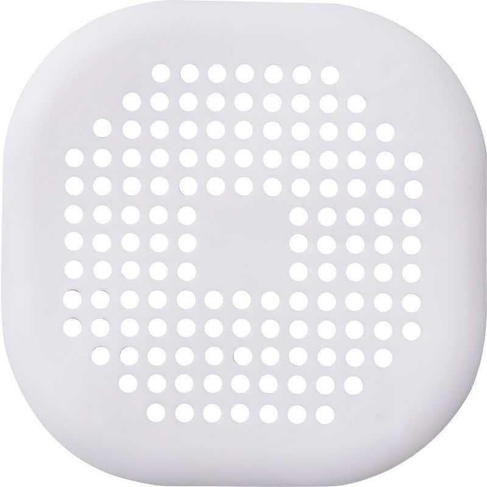 Square Silicone Drain Cover Bathroom Hair Filter Drainage Mat For Household Use 4
