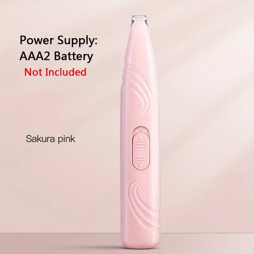 Non-Battery Pet Shaver Electric Clipper for Cats and Dogs – Ideal for Foot, Buttocks, and Eye Hair Grooming