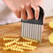 Stainless Steel Wave Knife for French Fries and Vegetable Cutting