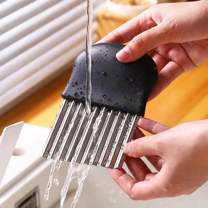 Stainless Steel Wave Knife for French Fries and Vegetable Cutting