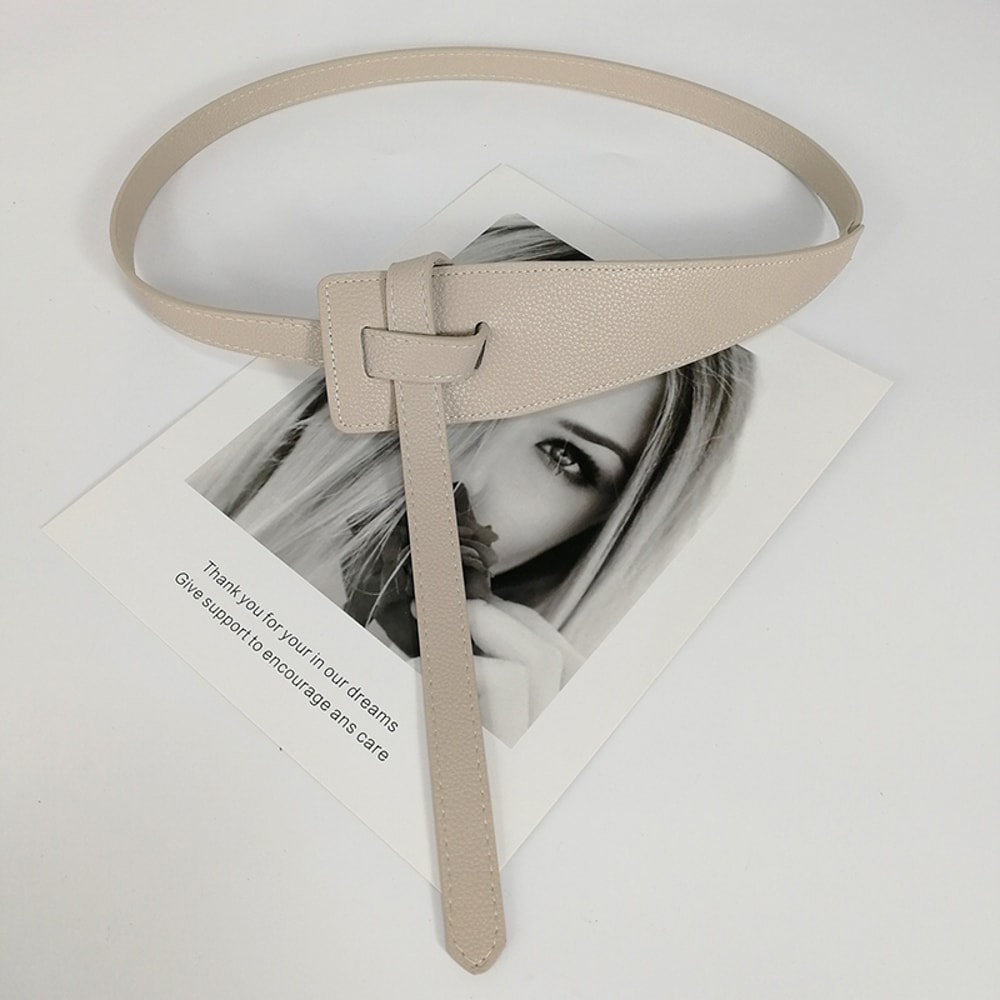 Designer Belts for Women – High-Quality Knot Soft PU Leather Wide Waistband Coat Corset Belt