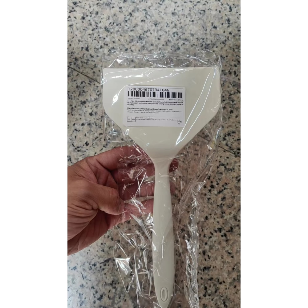 Silicone Heat Resistant Spatula - Non-Stick Kitchen Tool for Frying, Pancakes, and Baking