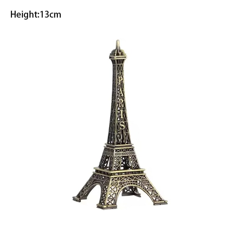 Bronze Finish Eiffel Tower Statue Decorative Architectural Collectible With Gift Box 6