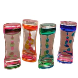 colorful liquid motion bubbler sensory fidget timer for kids and relaxation
